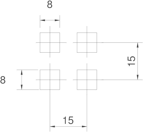 23 straight square 8x8mm 28 02